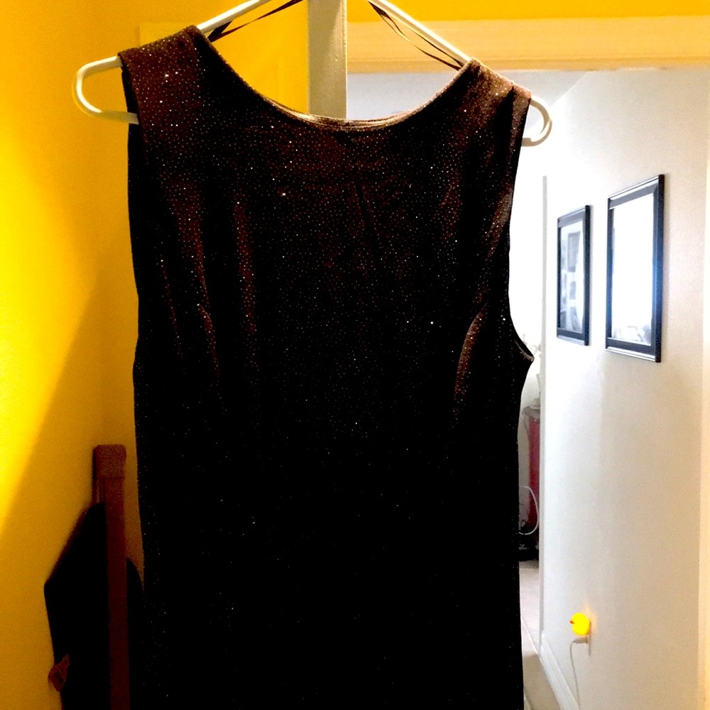 Betsy and Adam size 14 long formal with side slit